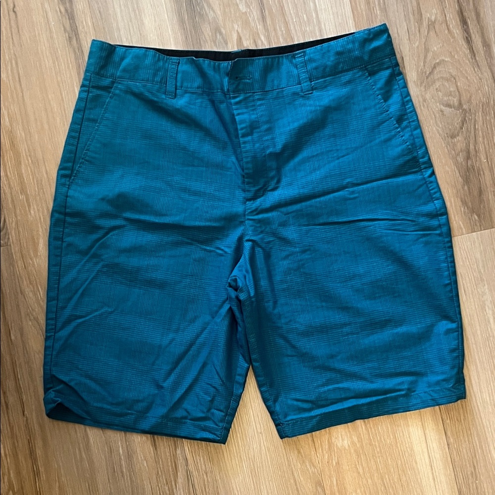Faded Glory Teal Flat Front Men's Shorts
